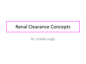 2.Renal Clearance Concepts
