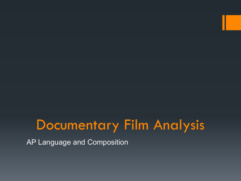assignment 6 documentary film analysis