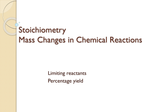 Mass Changes in Chemical Reactions