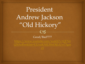 President Andrew Jackson
