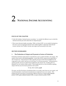 2 National Income Accounting
