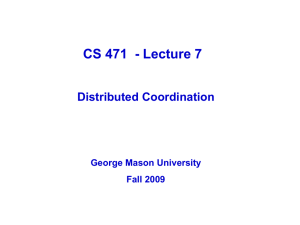 CS471-8/14 - George Mason University Department of Computer