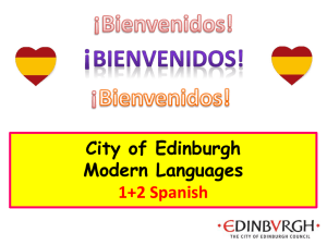 Por favor o No gracias? - Edinburgh Modern Languages