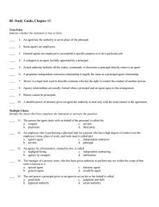 BL Study Guide, Chapter 13 Answer Section