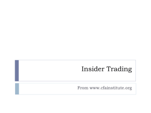 Insider Trading Examples
