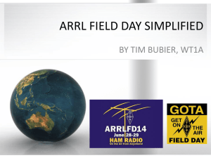 arrl field day simplified - Androscoggin Unified EMA