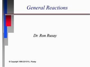3a-General Reactions 2010