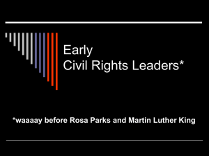 Early Civil Rights Leaders