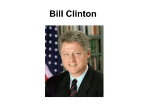 Bill Clinton - People.vcu.edu