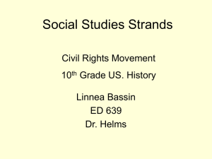 Social Studies Strands - Wright State University