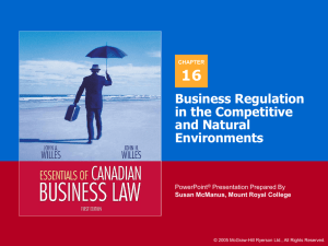 Essentials of Canadian Business Law