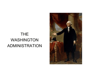 Washington Administration