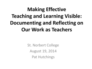 Teaching - St. Norbert College