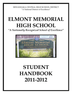 ELMONT MEMORIAL HIGH SCHOOL - Sewanhaka Central High