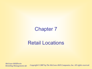 Chapter 7: Retail Locations