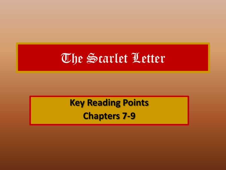 The Scarlet Letter