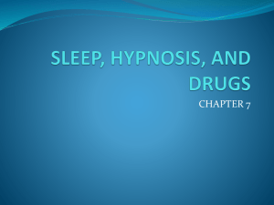 s15 SLEEP HYPNOSIS AND DRUGS