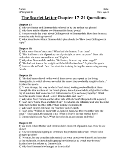 studylib net essys homework help flashcards research papers the scarlet letter chapter 17