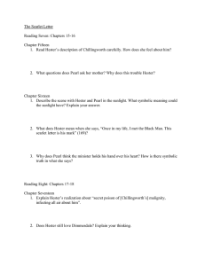 The Scarlet Letter Reading Questions