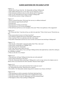 guided questions for the scarlet letter - AP English III