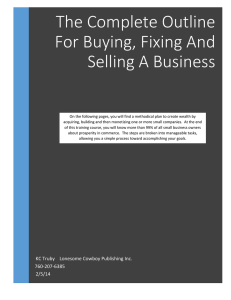 The Complete Outline For Buying, Fixing And Selling A