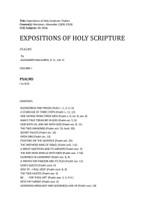 04 - Exposition Of Holy Scripture Psalms