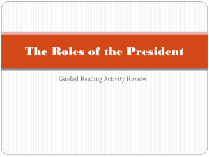 The Roles of the President - fchs