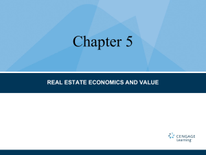 real estate economics and value