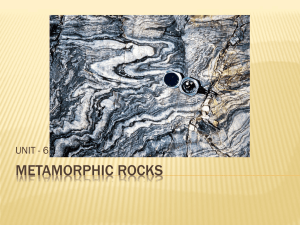 METAMORPHIC ROCKS