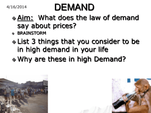Demand