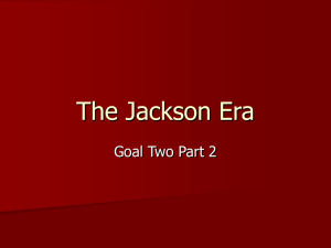 The Jackson Era
