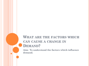 What are the factors which can cause a change in