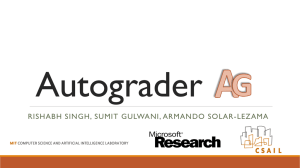 Autograder - Microsoft Research