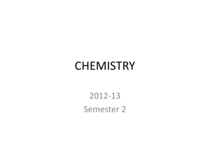 Chemistry Sem2