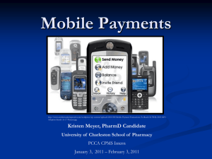 Mobile Payments - University of Charleston