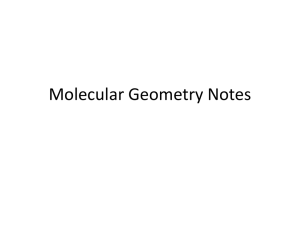 Molecular Geometry Notes