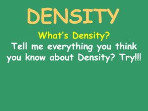 33 Density