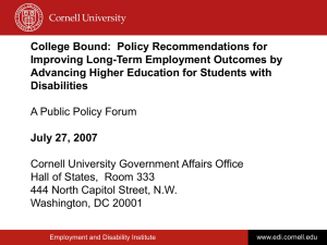 College Bound: Policy Recommendations for