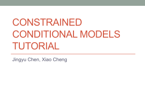 Constrained Conditional Models Tutorial