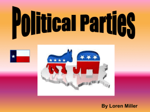 Why Political Parties?