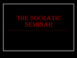 Socratic Seminar PowerPoint