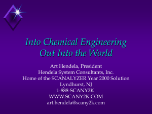 Into Chemical Engineering, Out into the World