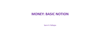 1_Money -basic notion
