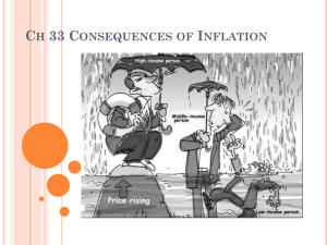 Ch 33 Consequences of Inflation