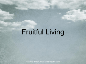 02 Semi-Circle: Fruitful Living Powerpoint file