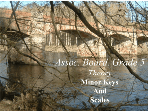 Minor Keys and Scales