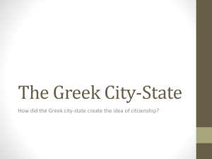 Greece - City-States and Political Changes