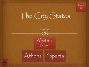 The City States Webquest