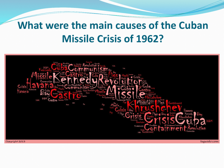causes of cuban missile crisis essay