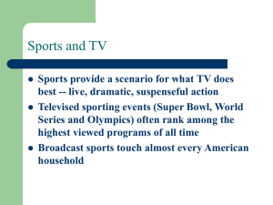 Sports and TV - University of Notre Dame